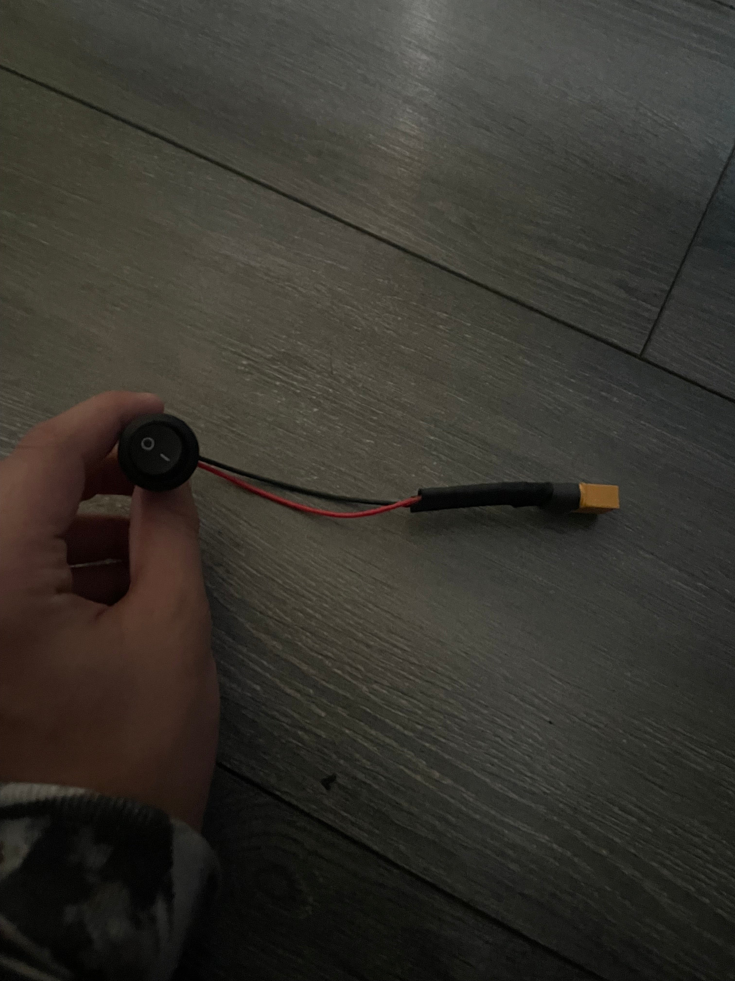 Hidden Baja light switch