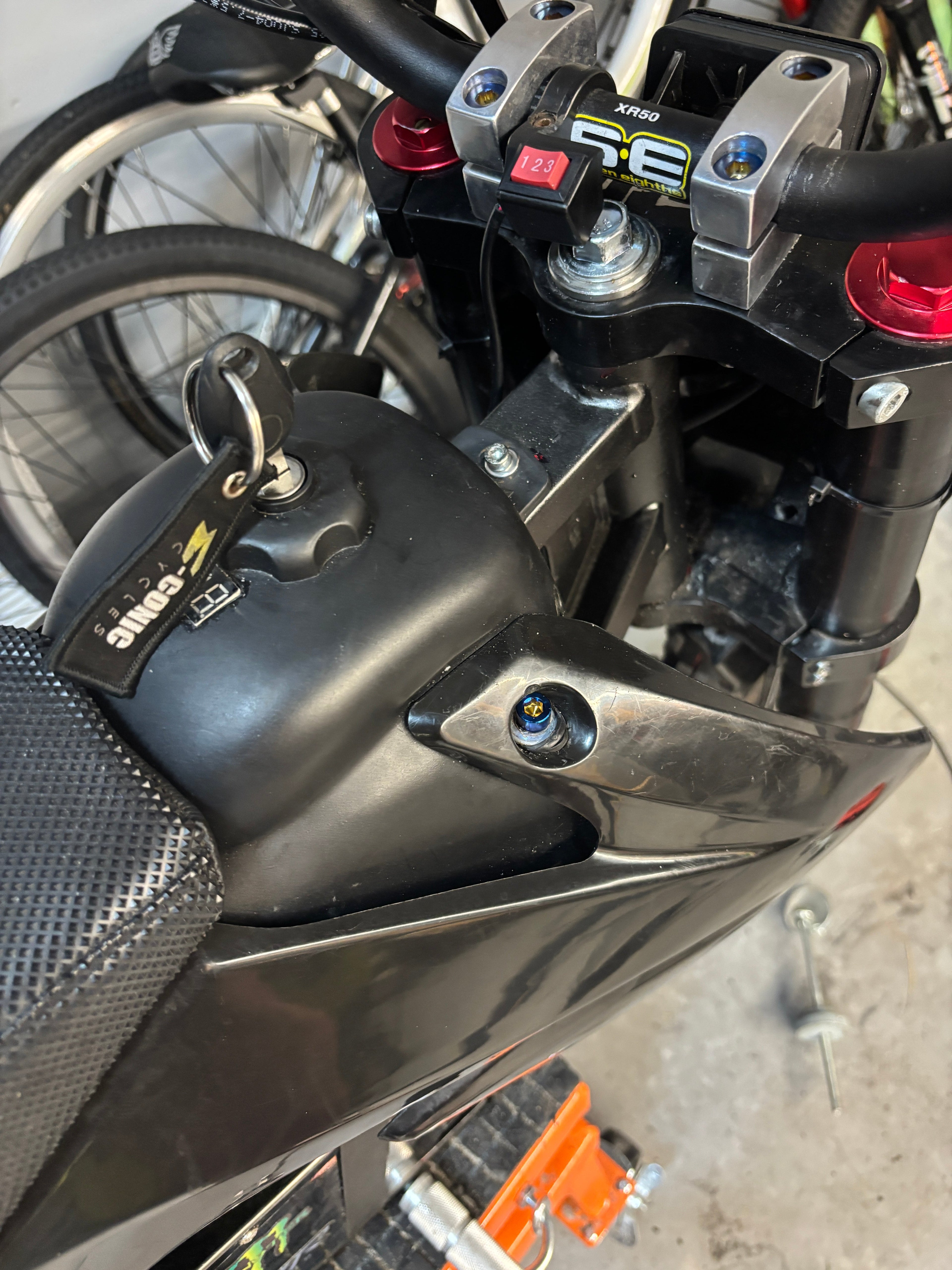 Gas Tank Titanium Bolts