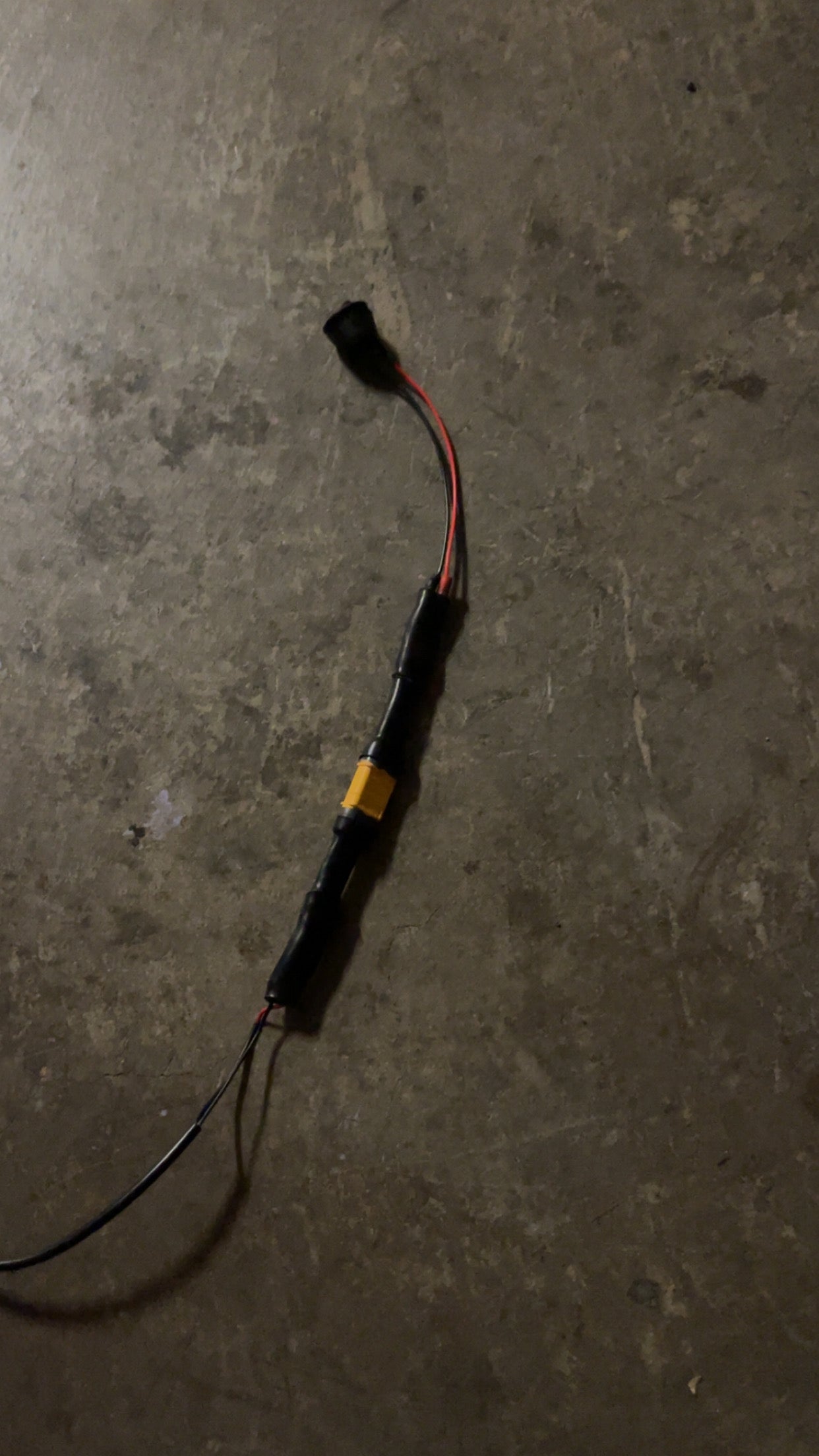 Hidden battery powered rock light switch