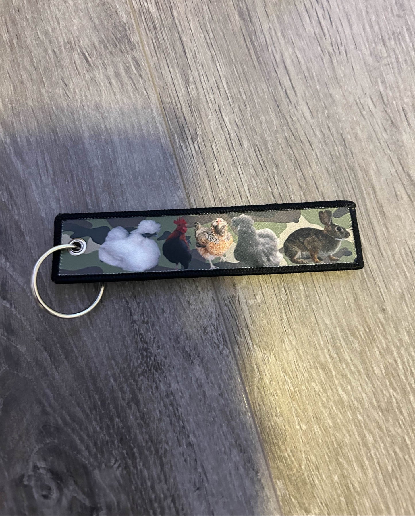 Fluff Designs Keychain (Camo)