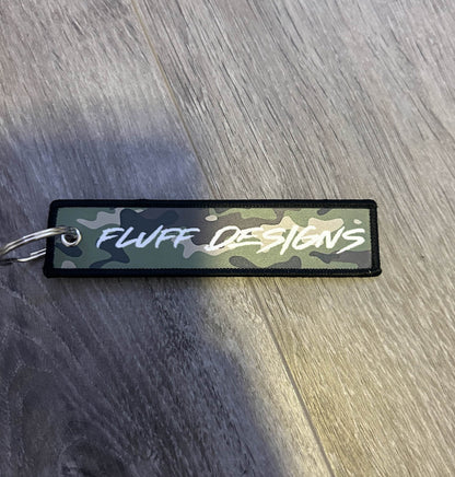 Fluff Designs Keychain (Camo)