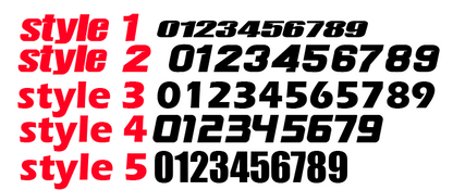 Etm Rtr Front Number Plate Decal