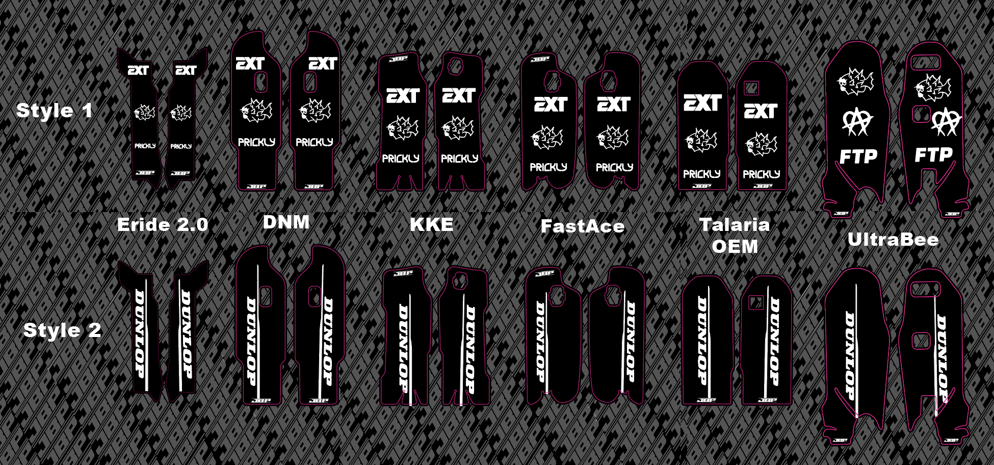 Predesigned Fork Guard Decals