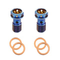 M10 x 1.00 Titanium Banjo Bolt – Grade 5 ( 2 pack )